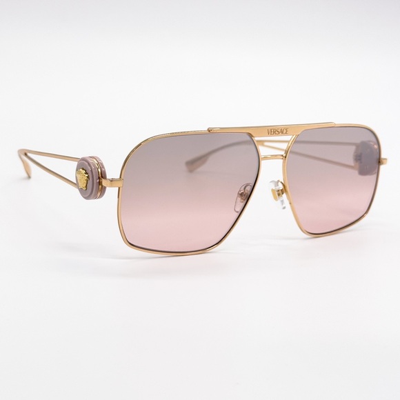 NEW VERSACE MOD 2269 1002/7E GOLD VE2269 1002/7E WOMEN SUNGLASSES VE2269 1002/7E - Picture 5 of 11